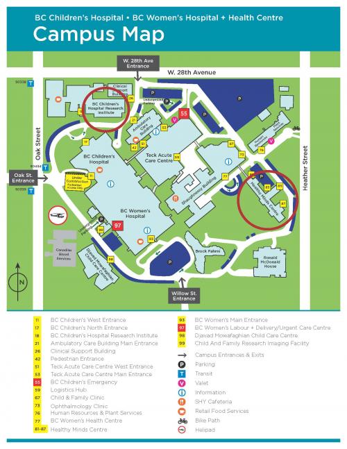 CW Campus Map