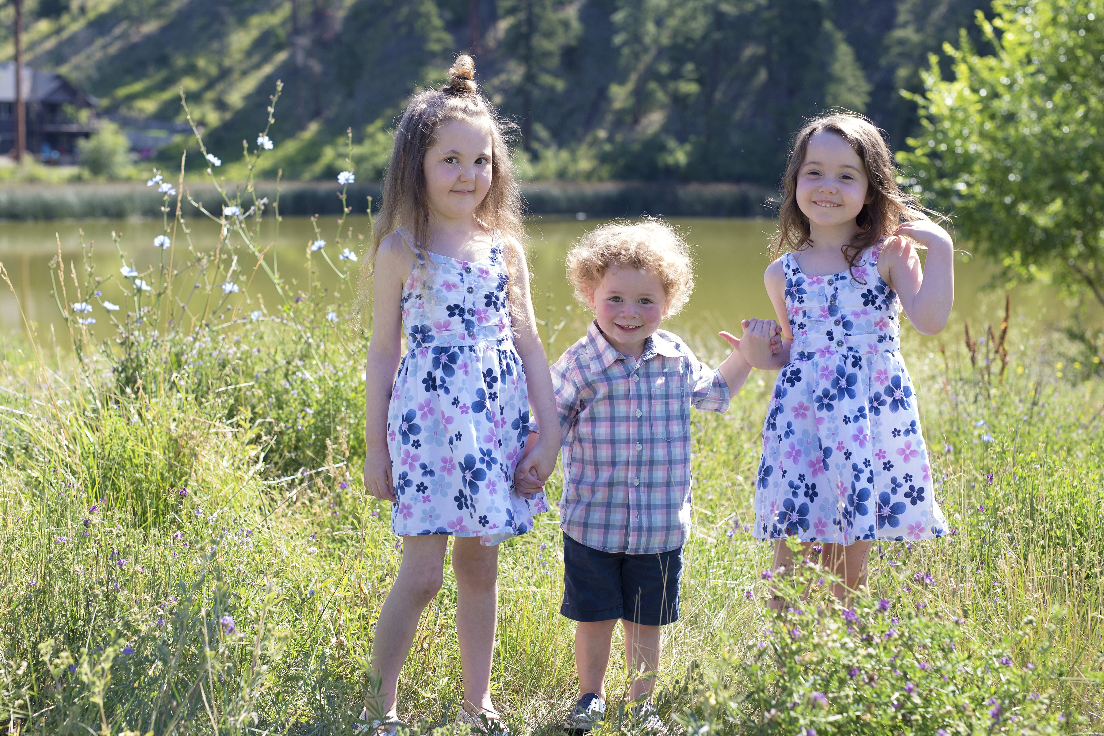 Ruby with her siblings Poppy and Smith