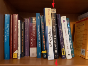 Christine Tipper's work bookshelf