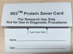 903 Protein Saver Card