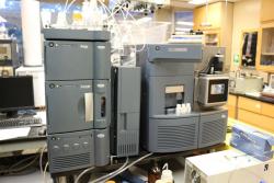 Waters Acquity H-class Ultra-high Pressure Liquid Chromatograph and Xevo TQS Triple Quadrupole Mass Spectrometer (UPLC-MSMS)