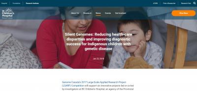 BCCHR Story - Silent Genomes