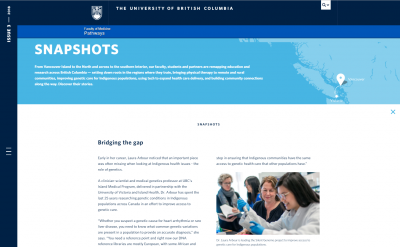 UBC Pathways - Snapshots