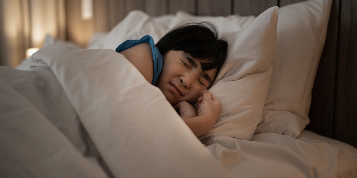 child having nightmare