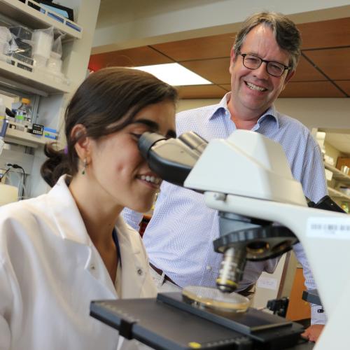 Dr. Michael Kobor and Dr. Maria Aristizabal in 2017, Kobor Lab