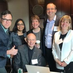 Dr. Turvey with some of the LSARP team at the F2F meeting in Toronto - 2017